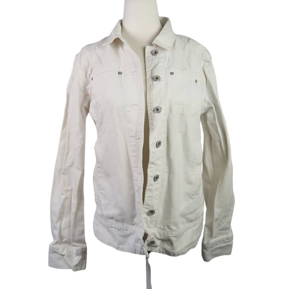 DKNY Jackets & Blazers - Vintage 90s DKNY cream denim jean jacket 8